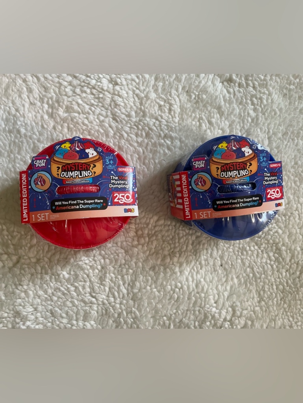 Mystery Dumpling Americana Edition 2 Dumplings!! SHIPS TODAY!